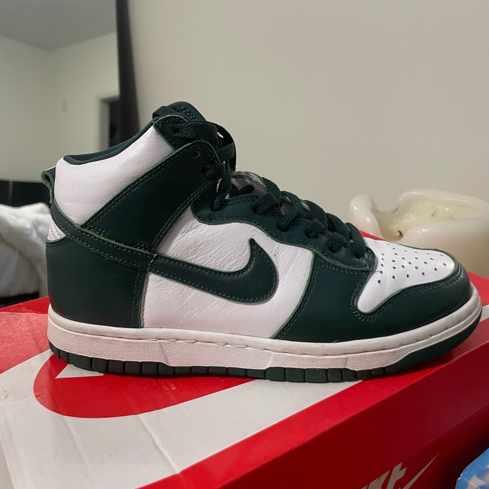 Nike Dunk HI SP - Green and White